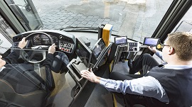 Autobus Solaris Urbino przystosowany do nauki jazdy