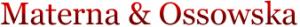 Logo firmy Kancelaria Radców Prawnych K.Materna, A. Ossowska Spółka Partnerska