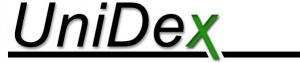 Logo firmy UNIDEX Sp. z o.o.