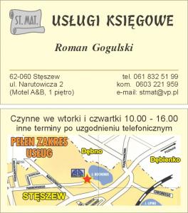 Logo firmy Usługi Księgowe – Roman Gogulski