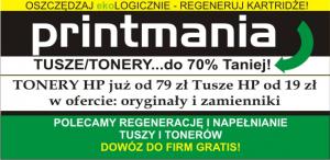 Logo firmy PRINTMANIA – TUSZE, TONERY W POZNANIU