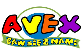 Logo firmy AVEX – dmuchańce na imprezy plenerowe