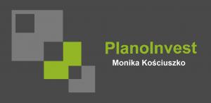 Logo firmy PlanoInvest Monika Kościuszko