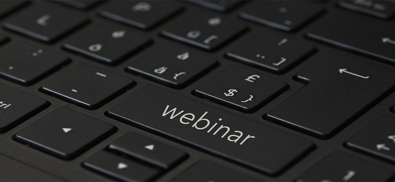 Klawiatura z przyciskiem Webinar